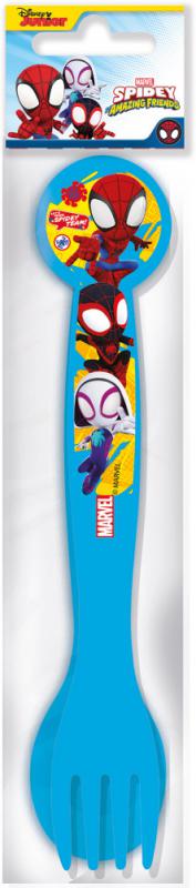 Pókember Spidey műanyag evőeszköz készlet   2 darabos