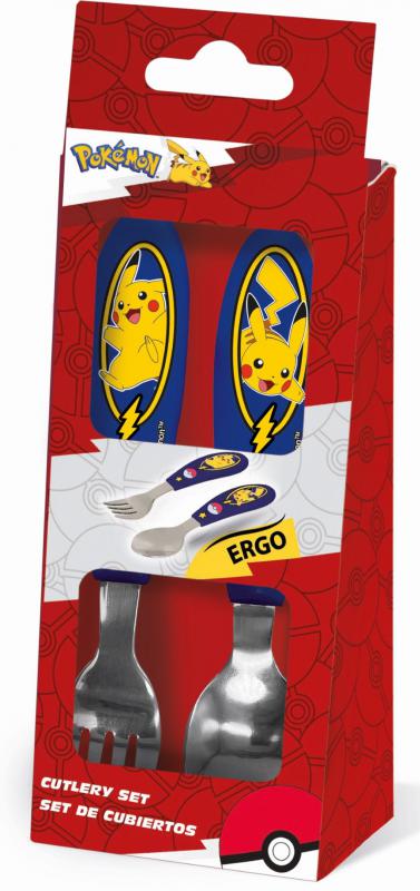 Pokémon Lightning fém ergo evőeszköz készlet   2 darabos