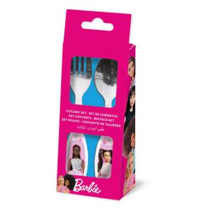 Barbie Stylish fém evőeszköz készlet  2 darabos
