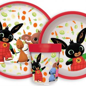 Bing Happy Carrots csúszásmentes étkészlet  micro műanyag szett