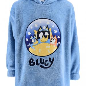 Bluey Stars belebújós plüss polár takaró  poncsó