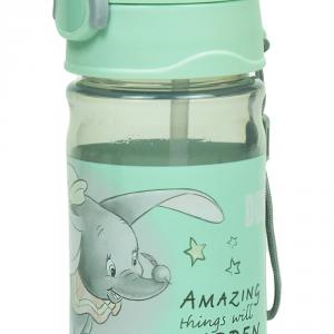 Disney Dumbó Amazing műanyag szívószálas kulacs akasztóval 350 ml