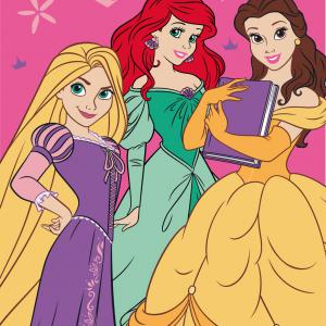 Disney Hercegnők Charm kéztörlő arctörlő  törölköző 30x50cm
