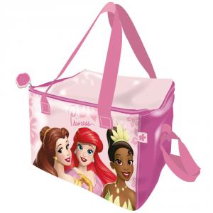 Disney Hercegnők Pink thermo uzsonnás táska  hűtőtáska 22,5 cm