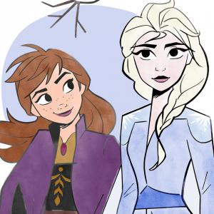 Disney Jégvarázs Family kéztörlő arctörlő törölköző 30x50cm