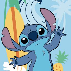 Disney Lilo és Stitch  a csillagkutya Ananas kéztörlő  arctörlő  törölköző 30x50cm