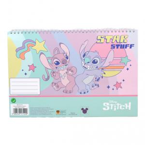 Disney Lilo és Stitch  A csillagkutya Star Stuff A/4 spirál vázlatfüzet  30 lapos