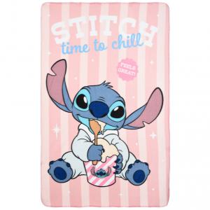 Disney Lilo és Stitch  A csillagkutya Time to Chill polár takaró 100x150cm