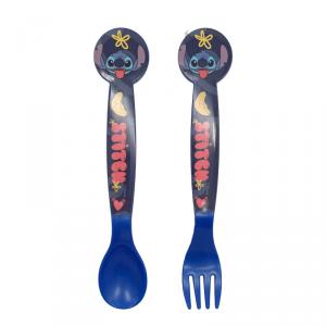 Disney Lilo és Stitch Palms műanyag evőeszköz készlet  2 darabos