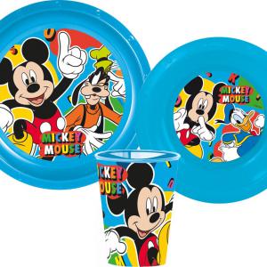 Disney Mickey Cool Summer étkészlet  műanyag szett