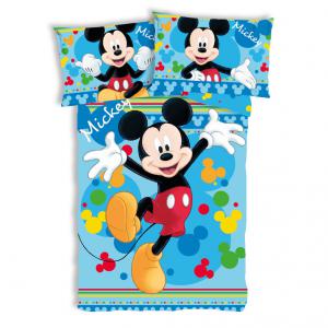 Disney Mickey Joyful gyerek  ovis ágyneműhuzat 100×135 cm  40×60 cm
