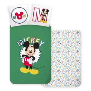 Disney Mickey Letters gyerek  ovis ágyneműhuzat 100×135 cm  40×60 cm