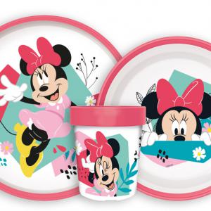 Disney Minnie Being More csúszásmentes étkészlet  micro műanyag szett