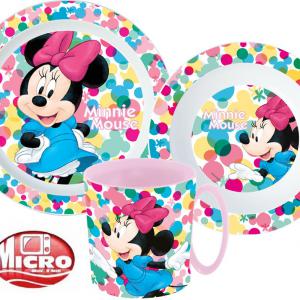 Disney Minnie Feel Good étkészlet  micro műanyag szett bögrével 350 ml