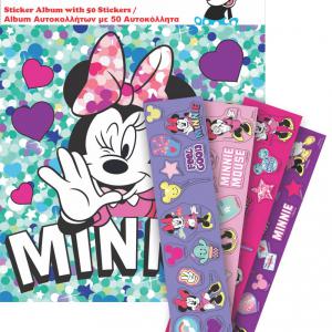 Disney Minnie Looking matricás album 50 db matricával
