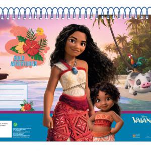 Disney Vaiana Big Sis A/4 spirál vázlatfüzet  30 lapos