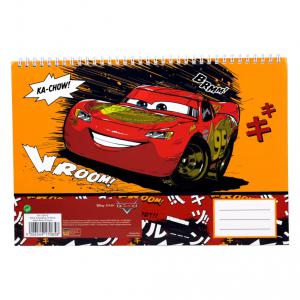 Disney Verdák Vroom A/4 spirál vázlatfüzet  30 lapos