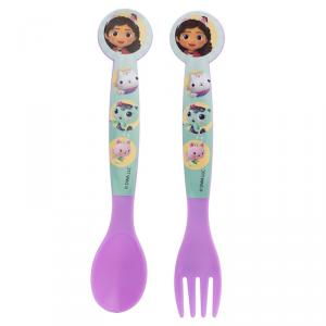 Gabi babaháza Wonderland műanyag evőeszköz készlet   2 darabos