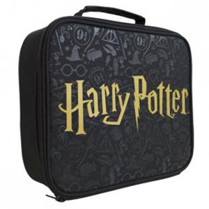 Harry Potter Black thermo uzsonnás táska  hűtőtáska 23 cm
