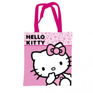 Hello Kitty Pink vászontáska  bevásárlótáska 44 cm