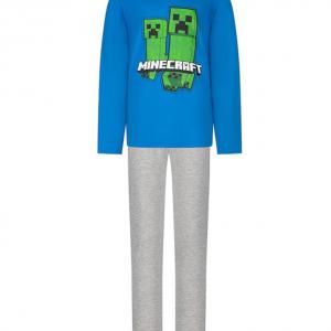 Minecraft TNT Blue gyerek hosszú pizsama