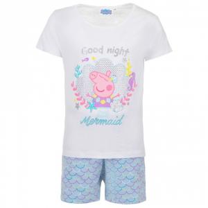 Peppa malac Good Night Mermaid gyerek rövid pizsama