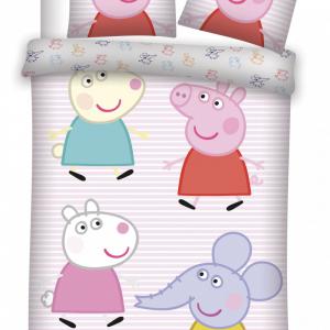 Peppa malac Little Friends gyerek  ovis ágyneműhuzat 100×135cm  40×60 cm