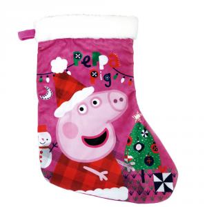 Peppa malac Pink karácsonyi kandalló zokni  csizma 42 cm
