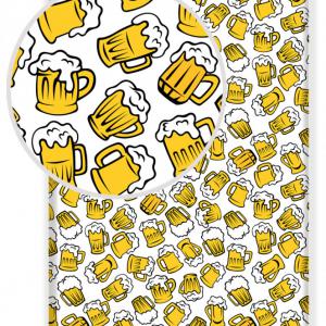Sör Jug gumis lepedő 90x200 cm