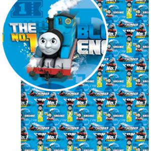 Thomas és barátai Blue Engine gumis Lepedő 90x200 cm