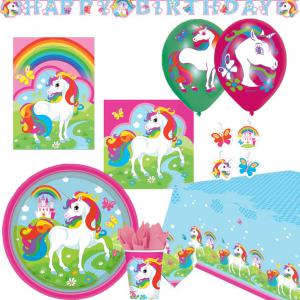 Unikornis Meadow party szett 56 db-os