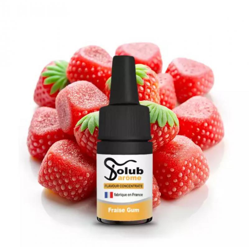 ( 240.-) Solub - Chewing Gum Fraise 10ml