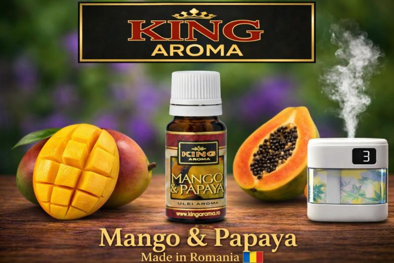 ( 515.-) King Aroma - Mango & Papaya 10ml