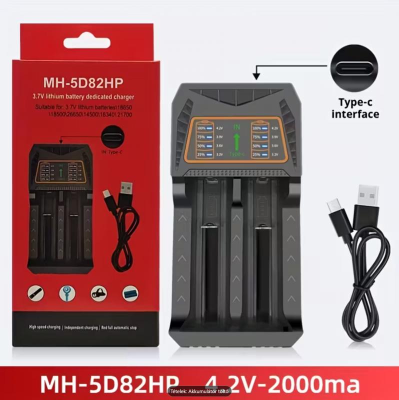 Akkumulátor töltő x 2 ágyas   ( MH - 5D82HP )