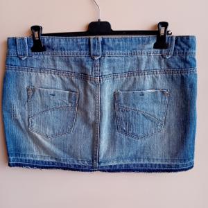 Női farmer miniszoknya (44, XXL)