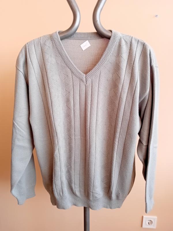 Férfi pulóver kötött (XL)