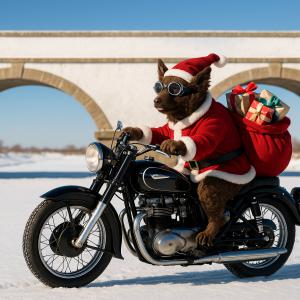 Száguldó Mudi Mikulás