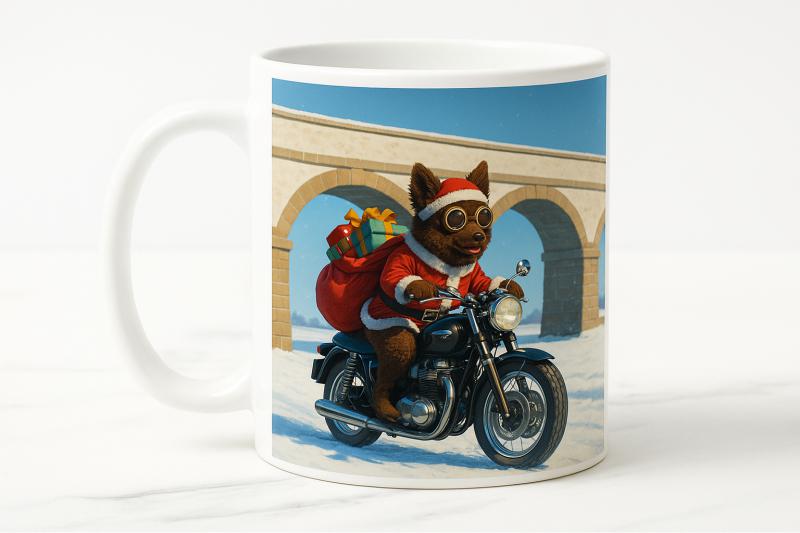 Száguldó Mudi Mikulás