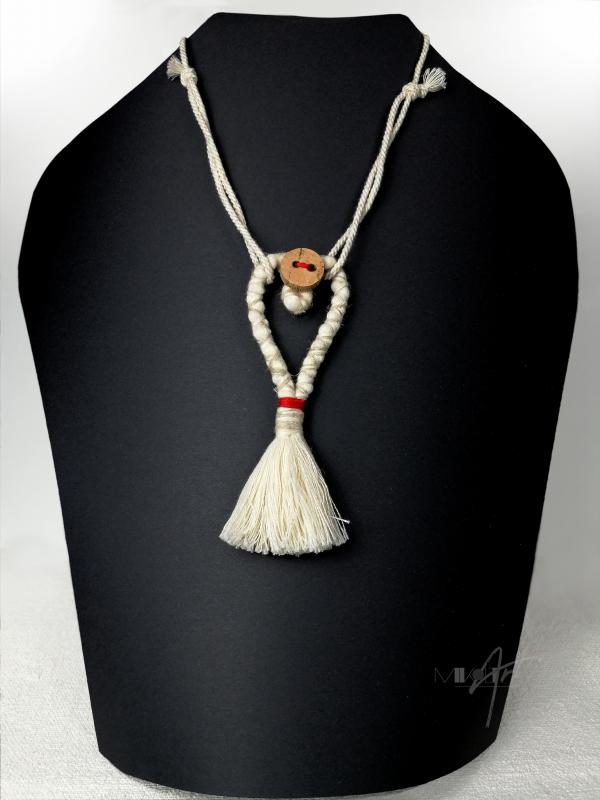 ● Fimbriae szív alakú textilnyaklánc●