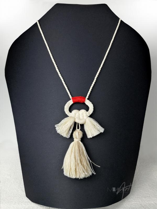 ● Textus szövött textilnyaklánc●