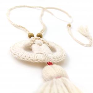 ● Fimbriae textilnyaklánc horgolt medállal●