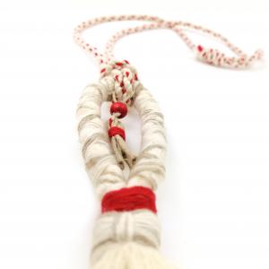 ● Fimbriae textilnyaklánc hosszú medállal●