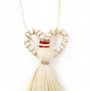 ● Fimbriae textilnyaklánc óriásbojttal●