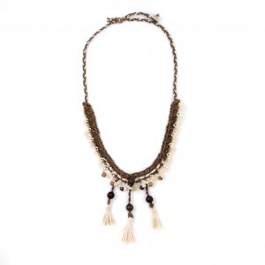 ● Horgolt boho textilnyaklánc●