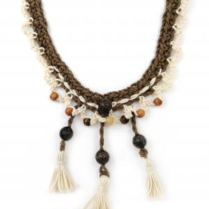 ● Horgolt boho textilnyaklánc●