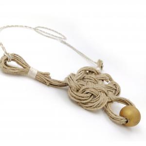 ● Kenderzsinór kompozíció, egyedi csomózással 2●