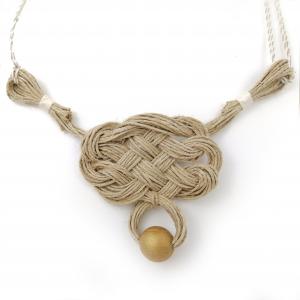 ● Kenderzsinór kompozíció, egyedi csomózással 2●