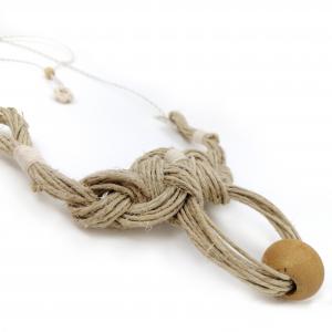 ● Kenderzsinór kompozíció egyedi csomózással●