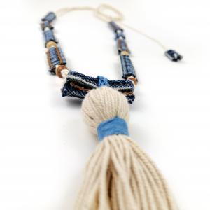 ● Nyaklánc farmergyöngyökkel, hosszú bojttal●