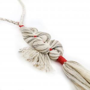 ● Textus hosszú, szövött textilnyaklánc●